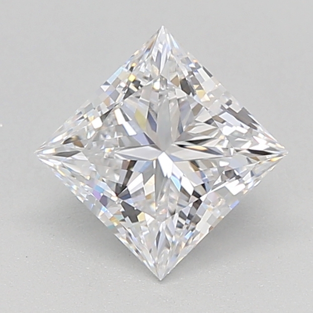 Side-by-side comparison of a lab-grown and natural diamond