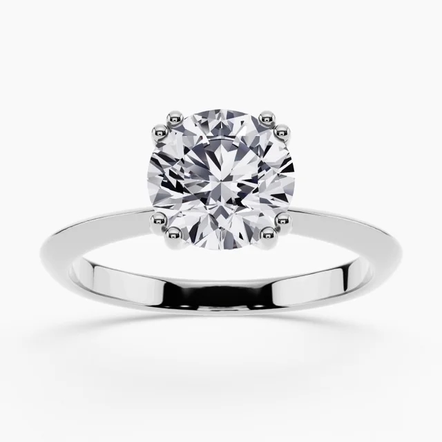 Ring featuring a hidden diamond set inside the band