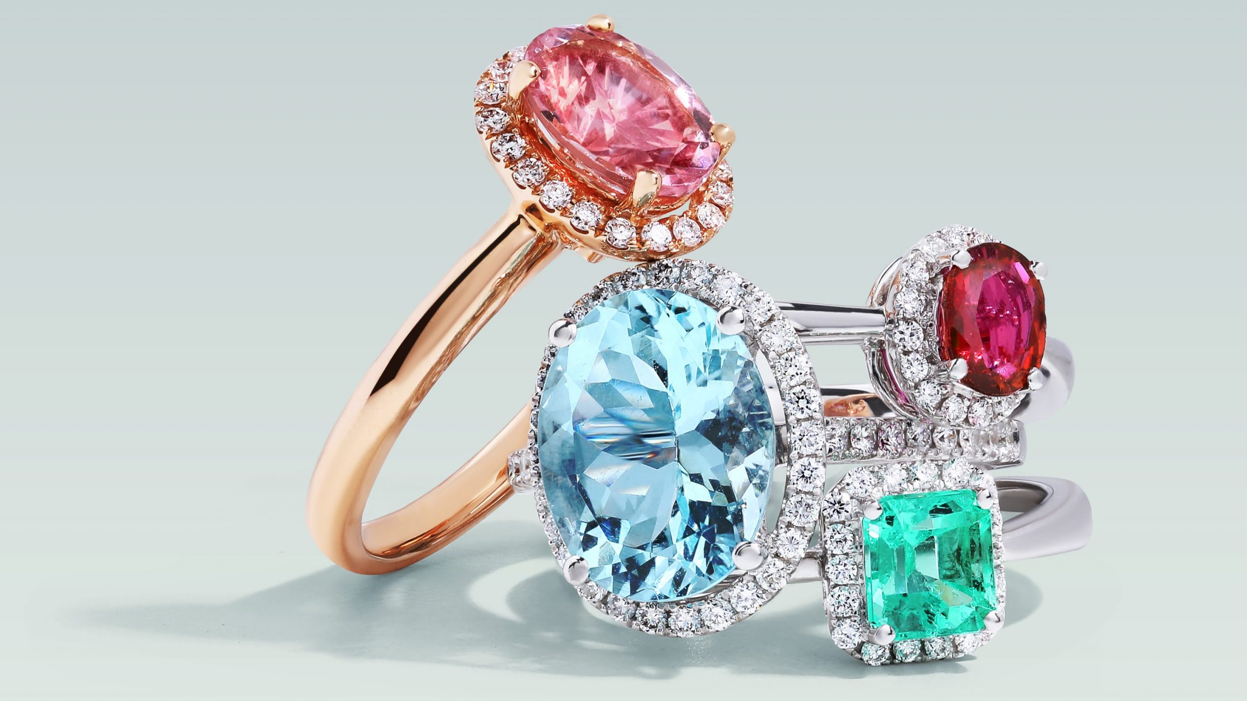 Gemstones for Rose Gold Wedding Rings
